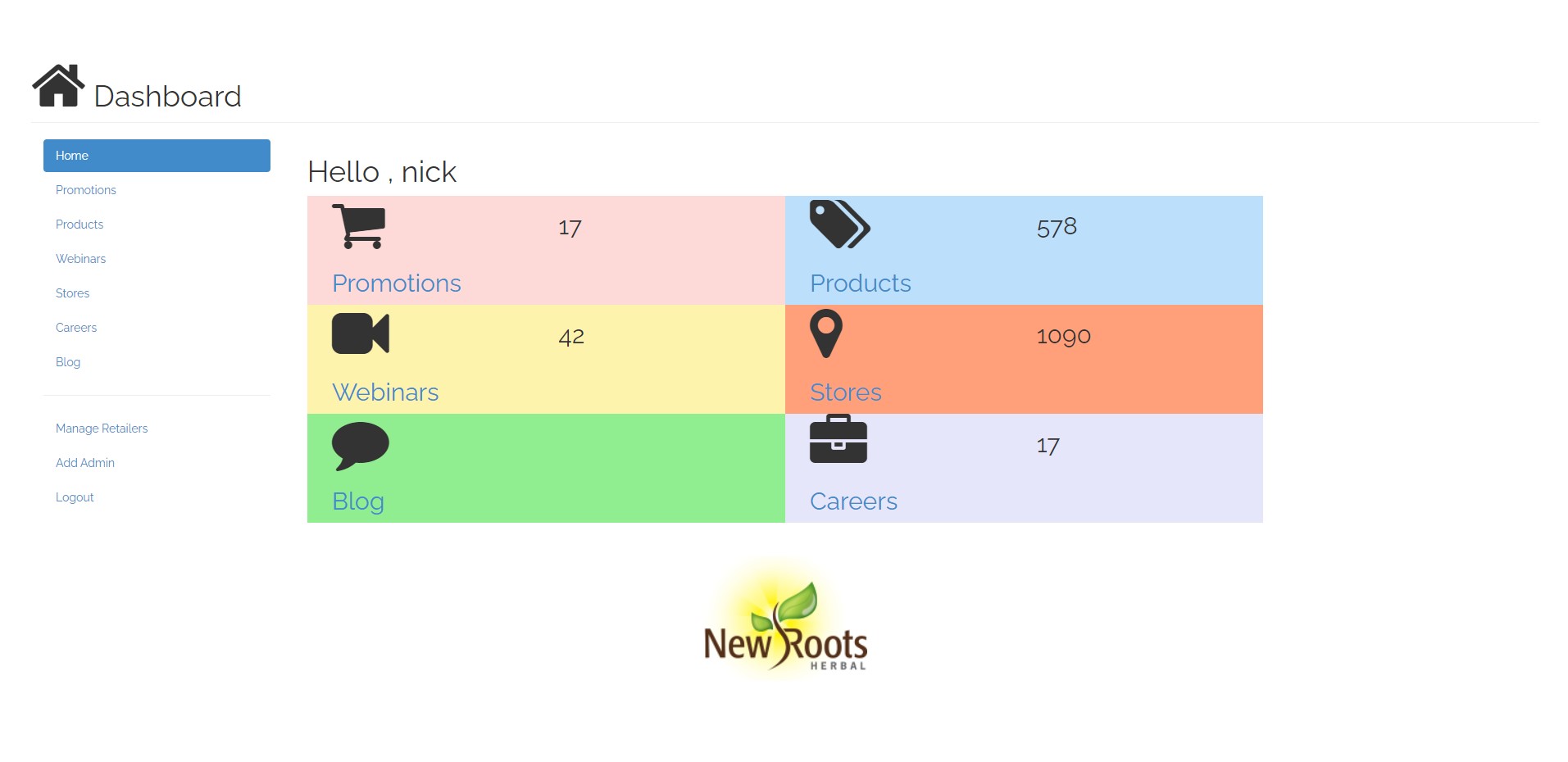 NRH Content Management System